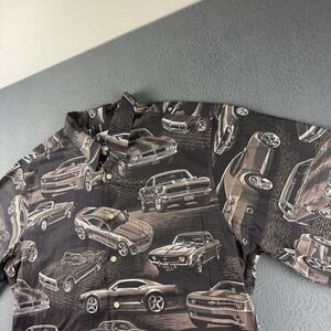 Reyn Spooner Shirt Men's XL Hawaiian Muscle Car Mustang Camero Charger Vintage